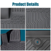 Picture of Automotive Accessory Car Floor Mats TPE Rubber Mats Compatible with 2020 2021 2022 2023 Kia Telluride