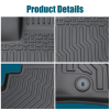Picture of TPE Floor Mats All Weather Liners Compatible with 2022 2023 Hyundai Tucson Automotive Accessories