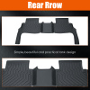 Picture of Floor Mats Compatible with 2015-2022 GMC Canyon , TPE Rubber All Weather Protection Cargo Liner Guard Accessories Anti-Slip Floor Liners