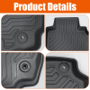 Picture of TPE Rubber Liners Accessory All Weather Floor Mats Fit for 2018 2019 2020 2021 2022 2023 Chevrolet Equinox