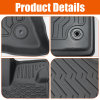 Picture of All-Weather TPE Floor Mats Compatible with 2021 2022 2023 Ford Bronco Sport