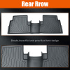 Picture of Floor Mats Compatible with 2013-2019 Ford Escape All Weather TPE Cargo Liner Floor Mats Accessories