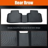Picture of Floor Mats for Cars, TPE All Weather Mats, Compatible with 2018 2019 2020 2021 2022 2023 Honda Accord , Black