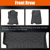 Picture of TPE Mats For Cars All Weather FloorLiners Compatible with 2008 2009 2010 2011 2012 Honda Accord