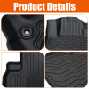 Picture of TPE Mats For Cars All Weather FloorLiners Compatible with 2008 2009 2010 2011 2012 Honda Accord