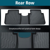 Picture of Floor Mats Compatible with 2017 2018 2019 2020 2021 2022 Honda CR-V All Weather TPE Cargo Liner Floor Mats Accessories