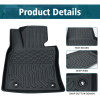 Picture of TPE Floor Mats All Weather Liners Compatible with 2018 2019 2020 2021 2022 2023 Toyota Camry Automotive Accessories