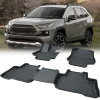 Picture of Floor Mats Compatible with 2019 2020 2021 2022 2023 Toyota RAV4 TPE Floor Liner