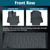 Picture of Floor Mats Compatible with 2019 2020 2021 2022 2023 Toyota RAV4 TPE Floor Liner