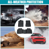 Picture of All Weather Floor Mats TPE Rubber Liners Accessory Compatible with 2021 2022 2023 2024 Nissan Rogue