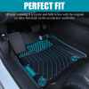 Picture of All Weather Floor Mats TPE Rubber Liners Accessory Compatible with 2021 2022 2023 2024 Nissan Rogue