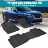 Picture of All Weather Floor Mats TPE Rubber Liners Accessory Compatible with 2021 2022 2023 2024 Nissan Rogue