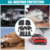Picture of 4Pcs All Weather TPE Car Liners Floor Mats Compatible with 2013-2021 Nissan Pathfinder