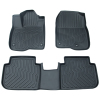 Picture of Floor Mats Compatible with 2023 2024 Honda CR-V , TPE All Weather Custom Fit Floor Liner, Black