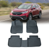 Picture of Floor Mats Compatible with 2023 2024 Honda CR-V , TPE All Weather Custom Fit Floor Liner, Black