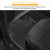 Picture of Floor Mats Compatible with 2023 2024 Honda CR-V , TPE All Weather Custom Fit Floor Liner, Black