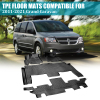 Picture of Car Floor Mats Custom Fit All Weather TPE Cargo Liner Accessories Compatible with 2008-2020 Dodge Grand Caravan