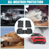 Picture of TPE Rubber Liners Accessory All Weather Floor Mats Compatible with 2020 2021 2022 Ford Escape