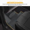 Picture of 4Pcs Floor Mats for Cars, TPE All Weather Mats, Compatible with 2020 2021 2022 2023 2024 2025 Ford Explorer , Black