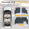 Picture of Floor Mats for Cars, TPE All Weather Mats, Compatible with 2009 2010 2011 2012 2013 2014 Ford F-150 , Black