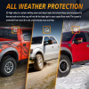 Picture of Floor Mats for Cars, TPE All Weather Mats, Compatible with 2009 2010 2011 2012 2013 2014 Ford F-150 , Black