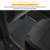 Picture of Floor Mats for Cars, TPE All Weather Mats, Compatible with 2009 2010 2011 2012 2013 2014 Ford F-150 , Black