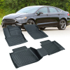 Picture of Floor Mats Fit for 2017 2018 2019 2020 Ford Fusion , TPE Rubber All Weather Protection Cargo Liner Guard Accessories Anti-Slip Floor Liners