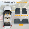 Picture of Automotive Accessory Car Floor Mats TPE Rubber Mats Compatible with 2021 2022 2023 2024 Ford Mustang Mach-E