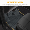 Picture of Automotive Accessory Car Floor Mats TPE Rubber Mats Compatible with 2021 2022 2023 2024 Ford Mustang Mach-E