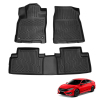 Picture of Automotive Floor Mat Compatible with 2016 2017 2018 2019 2020 2021 Honda Civic All Weather TPE Floor Mats
