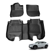 Picture of Floor Mats Compatible with 2016-2022 Honda HR-V , TPE Car Floor Black