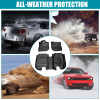 Picture of Floor Mats Compatible with 2016-2022 Honda HR-V , TPE Car Floor Black