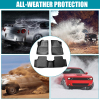 Picture of Automotive Floor Mat Compatible with 2016 2017 2018 2019 Chevrolet Cruze All Weather TPE Floor Mats