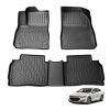 Picture of 3Pcs Car Floor Mats Custom Fit All Weather TPE Cargo Liner Accessories Compatible with 2016-2023 Chevrolet Malibu