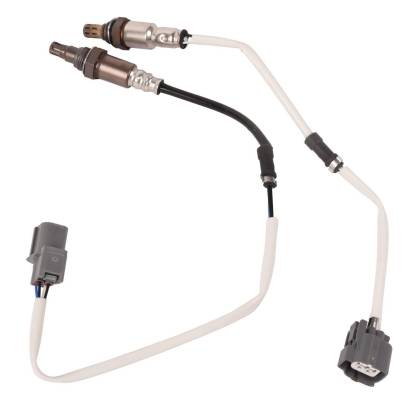 صورة قطعتان تناسبان هوندا CR-V CRV 2.4 لتر 2005-2006 مستشعر الأكسجين O2 العلوي والسفلي