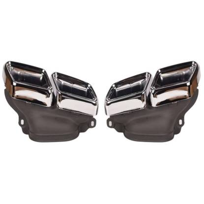 صورة أنبوب تزيين طرف كاتم صوت من الفولاذ المقاوم للصدأ لسيارة مرسيدس E63 AMG W212 موديلات 14-16