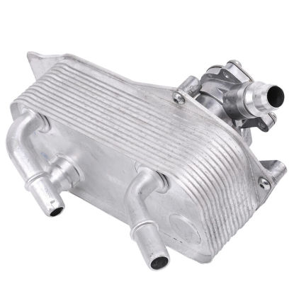 صورة مبرد زيت ناقل الحركة مع قاعدة مناسب لسيارات BMW الفئة الأولى والثالثة X1 325i 325xi 328i 328i 328xi