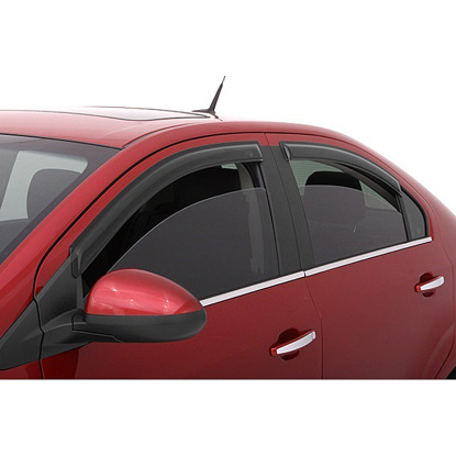 صورة 4 قطع مناسبة لسيارة كامري سيدان 4 أبواب موديل 2007-2011 JDM واقيات الشمس/المطر