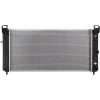 Picture of Aluminum Core Cooling Radiator Compatible with 2008 2009 GMC Sierra Replaces GM3010475 GM3010275 151931081 5252630 2423 DPI2423 8012423 CU2423 A2423 RAD2423