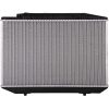 Picture of Direct Fit Aluminum Core Radiator Compatible with 1985 Mercedes-Benz 380SE Replaces 1265001703 1265003303 438 DPI438 801438 CU438 A438 RAD438