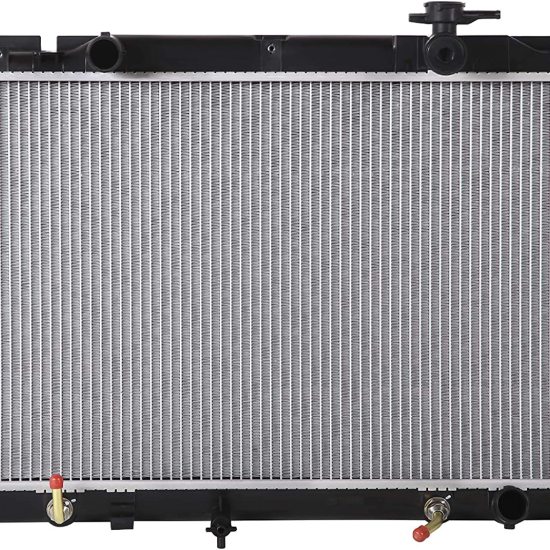 Picture of Aluminum Cooling Radiator Compatible with 2004 2005 2006 2007 2008 Toyota Solara Replaces TO3010276 164000H131 2435 DPI2435 8012435 CU2435 A2435 RAD2435