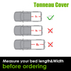 Picture of 5 FT Roll Up Truck Bed Tonneau Cover Bed Cover for Truck Tonneau Cover Compatible with 2016-2023 Toyota Tacoma