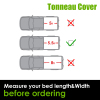 Picture of 5.5 FT Roll Up Truck Bed Tonneau Cover Truck Cargo Topper Compatible with 2007-2013 Toyota Tundra