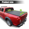 Picture of 6 FT Bed Soft Roll Up Truck Tonneau Cover Truck Accessories Cargo Bed Compatible with 2005-2015 Toyota Tacoma