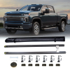 Picture of 6.6 FT Roll Up Tonneau Cover Bed Truck Bed Tonneau Cover Compatible with 2019 2020 2021 2022 2023 2024 Chevrolet Silverado 1500