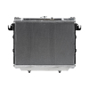 Picture of Cooling System Complete Aluminum Radiator Direct Replacement Compatible with 1987 1988 1989 1990 Dodge Dakota Replaces 982 DPI982 801982 CU982 A982 RAD982