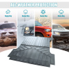 Picture of 5.7 FT Truck Bed Mat Compatible with 2019 2020 2021 2022 2023 2024 Ram 1500 Car Bed Floor Liner, All Weather Black Heavy Duty TPE Truck Bed Mat