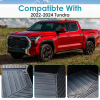 Picture of 5.5 FT Truck Bed Mat Compatible with 2022 2023 2024 Toyota Tundra Accessories All Weather Rubber Truck Bed Mat